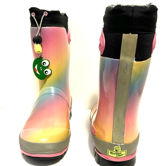 Kids Multi Color Boots - Picture 13 of 15